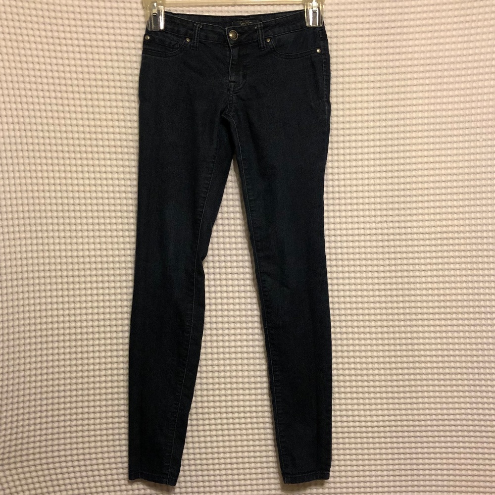 KISS ME DARK WASH JEGGINGS JESSICA SIMPSON JEANS